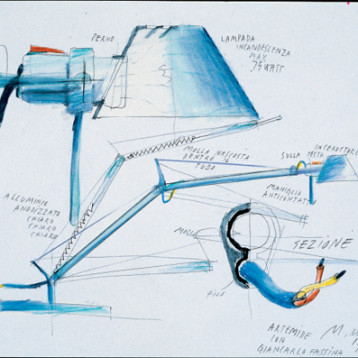 Artemide_Tolomeo_sketches_first+drawing